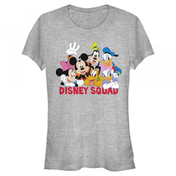 Disney Classics - Mickey Mouse - Skupina Squad - Women's T-Shirt - Heather grey - Front