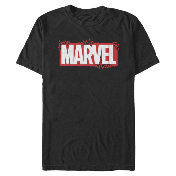 Marvel - Logo Small Blocks - Men's T-Shirt - Black - Front
