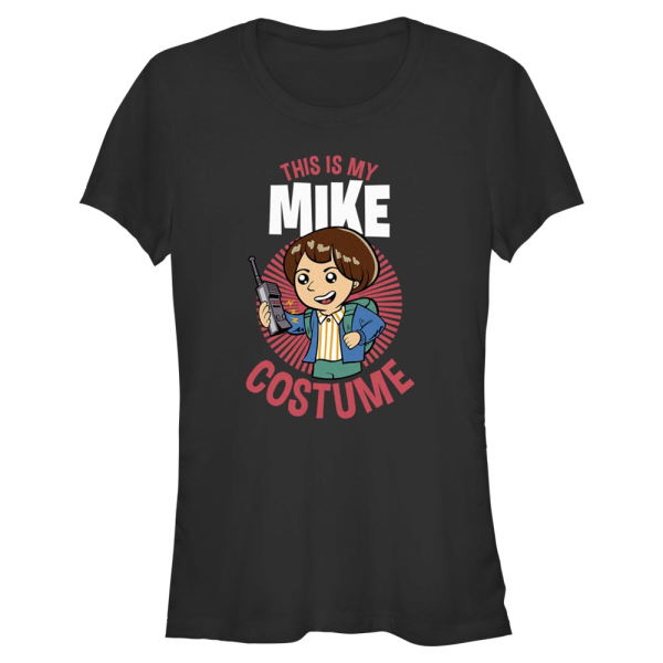 Netflix - Stranger Things - Mike Costume - Halloween - Women's T-Shirt - Black - Front