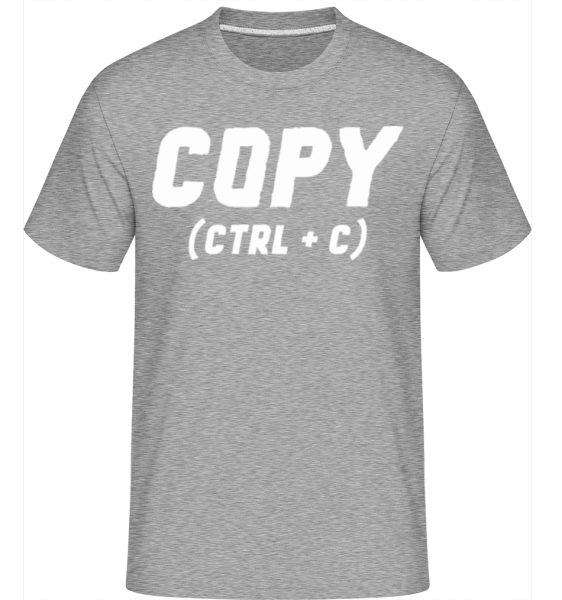 Copy -  Shirtinator Men's T-Shirt - Heather grey - Front