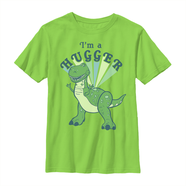 Pixar - Toy Story - Rex Hugger - Kids T-Shirt - Lime - Front