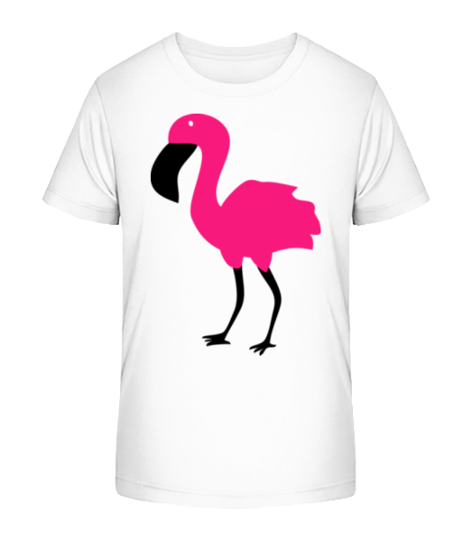 Flamingo Comic Kids - Kid's Bio T-Shirt Stanley Stella - White - Front