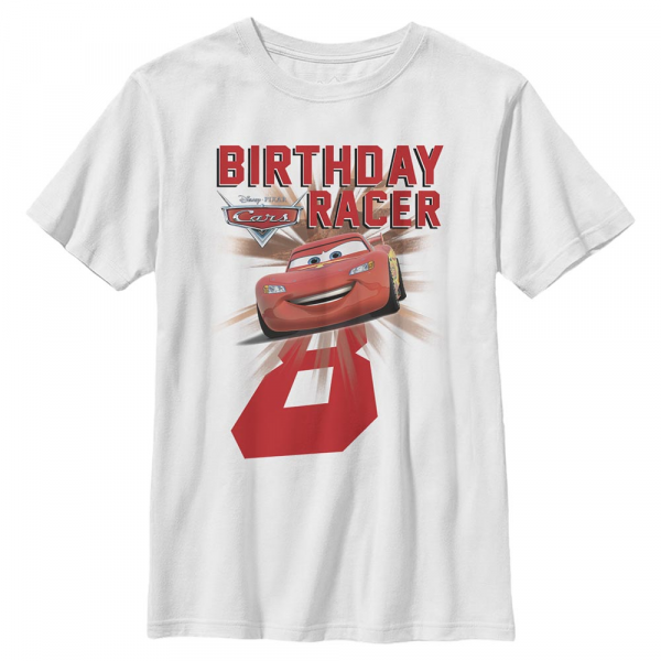 Pixar - Cars - Skupina Cars Birthday - Kids T-Shirt - White - Front