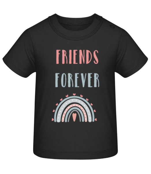 Friends Forever - Baby T-Shirt - Black - Front
