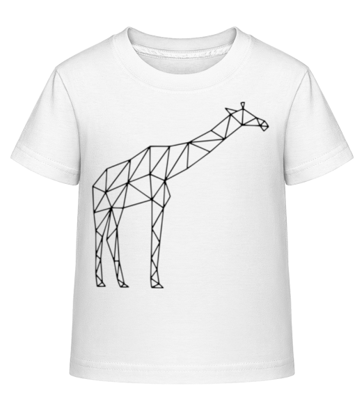 Polygon Giraffe - Kid's Shirtinator T-Shirt - White - Front