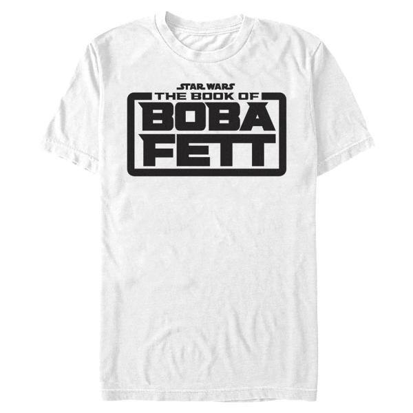 Star Wars - Book of Boba Fett - Omega Basic Logo - Men's T-Shirt - White - Front