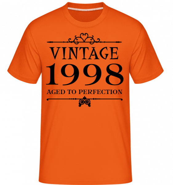 Vintage 1998 Perfection -  Shirtinator Men's T-Shirt - Orange - Vorn