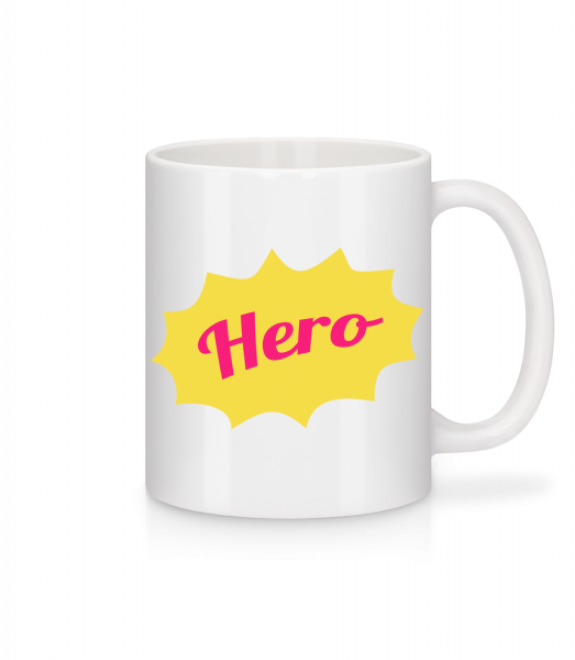 Hero Icon - Mug - White - Vorn