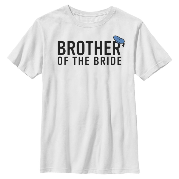 Disney Classics - Mickey Mouse - Donald Duck Brother of the Bride - Kids T-Shirt - White - Front