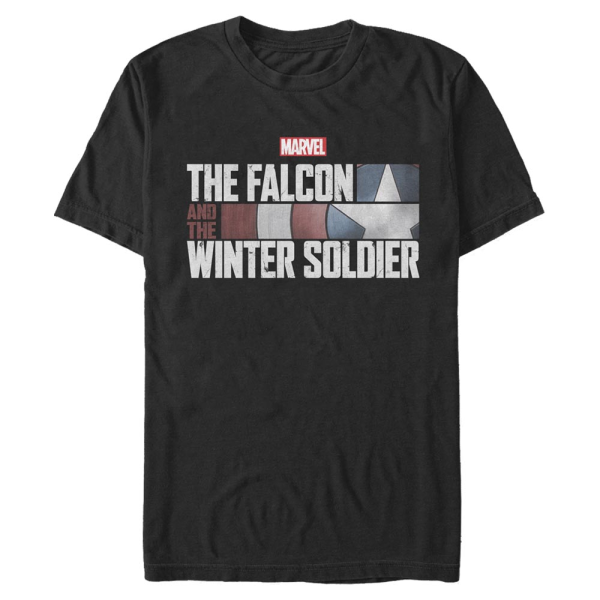 Marvel - Group Shot Falcon & WS - Men's T-Shirt - Black - Front