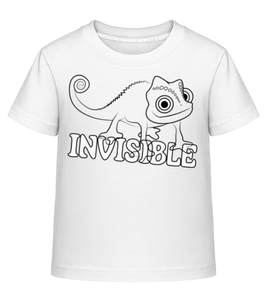 Invisible Chameleon - Kid's Shirtinator T-Shirt - White - Front