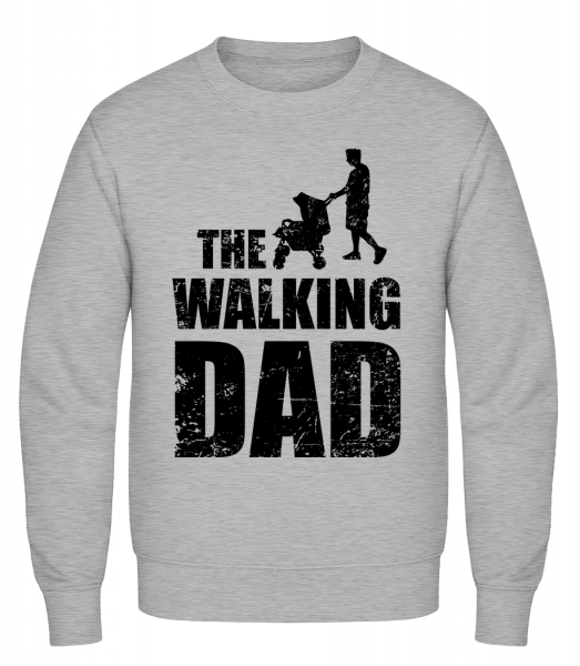 The Walking Dad - Classic Set-In Sweatshirt - Heather Grey - Vorn