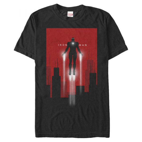 Marvel - Avengers - Iron Man Take Off - Men's T-Shirt - Black - Front