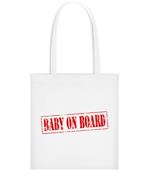 Baby On Board - Tote Bag - White - Front