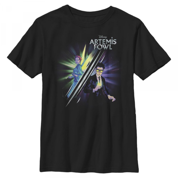 Disney Classics - Artemis Fowl - Skupina Artemis Holly Split - Kids T-Shirt - Black - Front