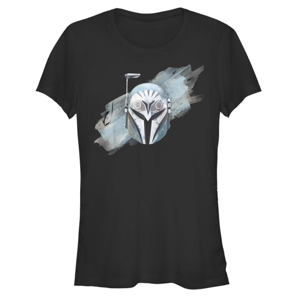 Star Wars - The Mandalorian - Bo-Katan Helmet - Women's T-Shirt - Black - Front