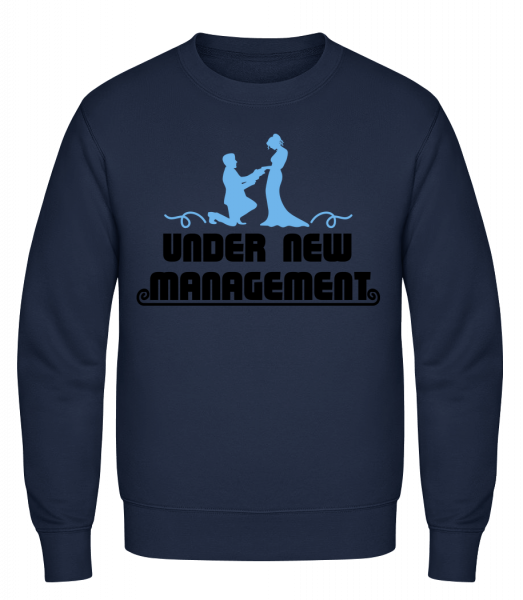 Mariage Under New Management - Classic Set-In Sweatshirt - Navy - Vorn