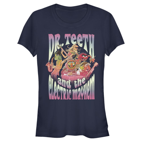 Disney Classics - Muppets - Dr. Teeth Dr Teeth Band - Women's T-Shirt - Navy - Front