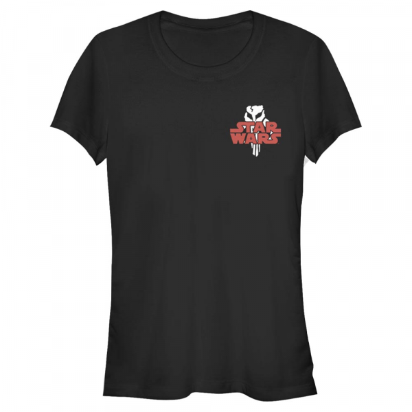 Star Wars - Mandalorian Logo - Women's T-Shirt - Black - Front
