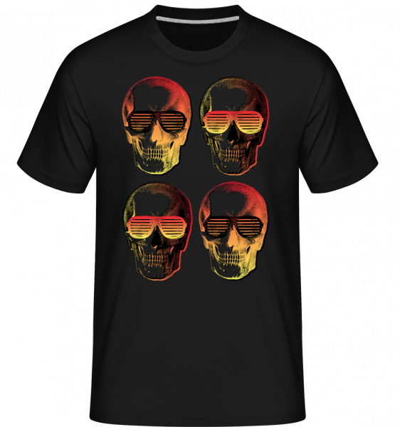 Stylish Skulls -  Shirtinator Men's T-Shirt - Black - Vorn