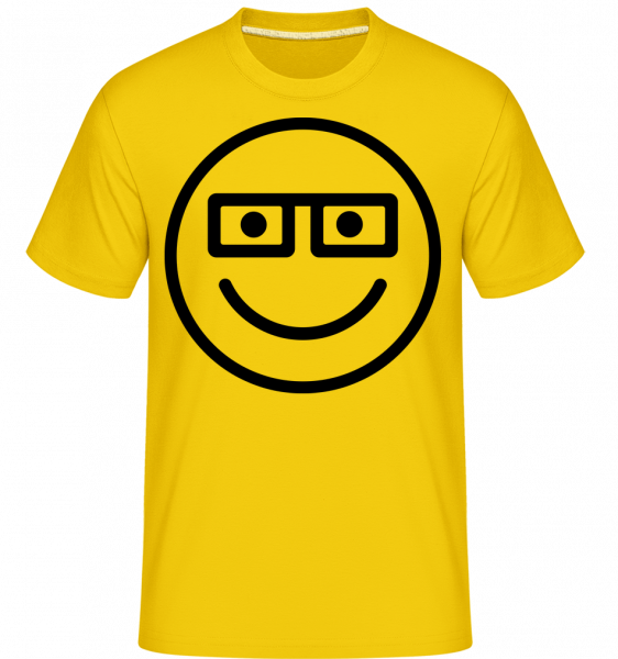 Smiley Emoticon -  Shirtinator Men's T-Shirt - Golden Yellow - Vorn