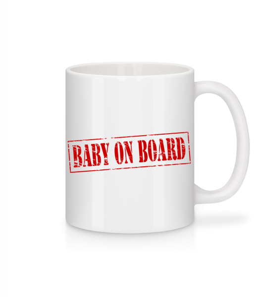 Baby On Board - Mug - White - Vorn