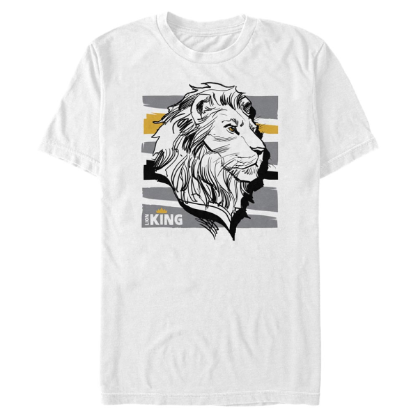 Disney - The Lion King - Mufasa King - Men's T-Shirt - White - Front