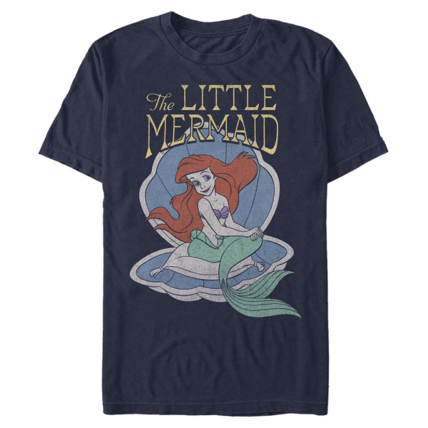 Disney - The Little Mermaid - Malá mořská víla Little Mermaid Redux - Men's T-Shirt - Navy - Front