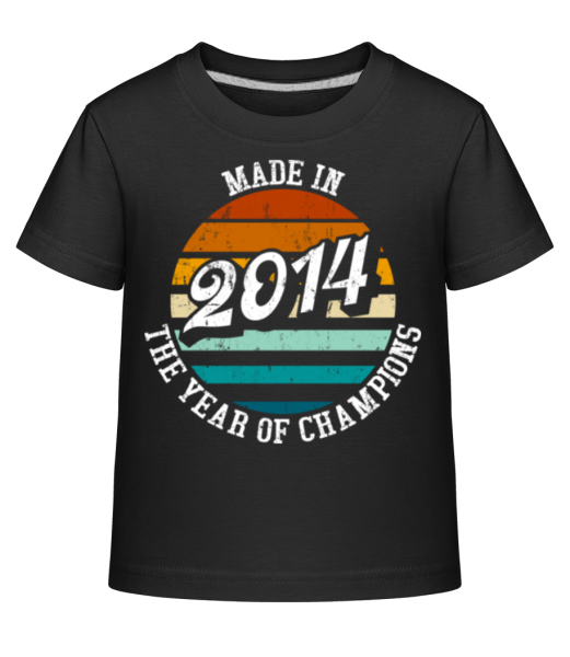2014 The Year Of Champions - Kid's Shirtinator T-Shirt - Black - Front