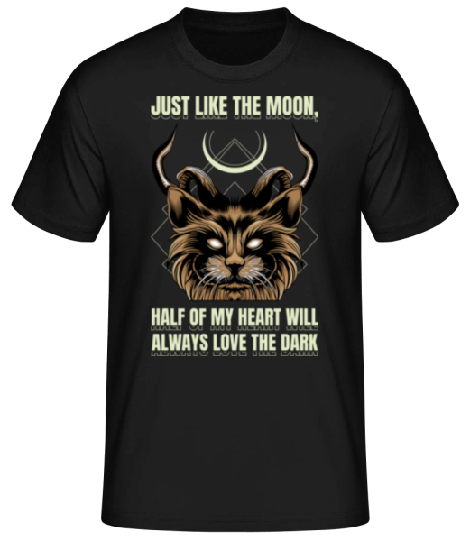 Just Like The Moon - Men's Basic T-Shirt - Black - Front