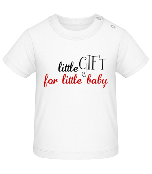 Little Gift For Little Baby - Baby T-Shirt - White - Front