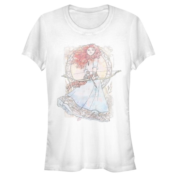 Disney - Brave - Merida Watercolor - Women's T-Shirt - White - Front
