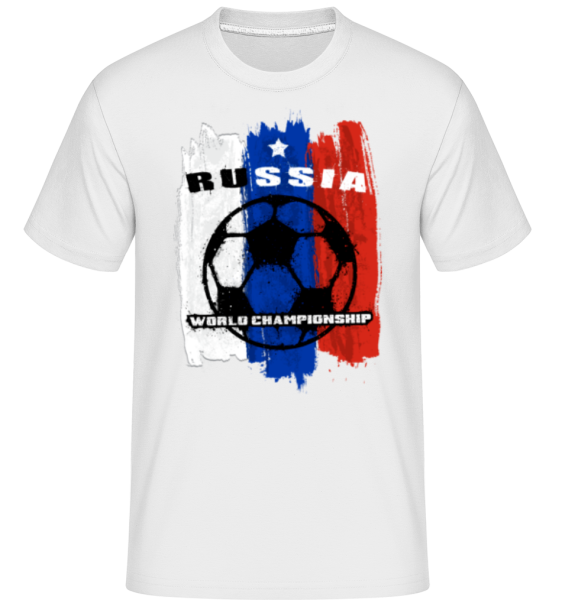 Russia World Championship -  Shirtinator Men's T-Shirt - White - Front