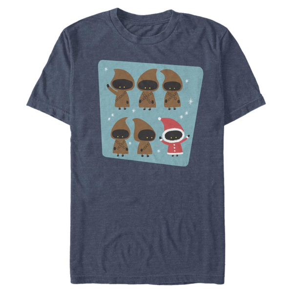 Star Wars - Jawas Holiday Stack - Christmas - Men's T-Shirt - Heather navy - Front