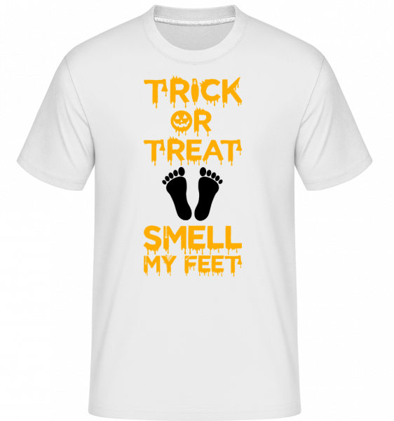 Trick Or Treat, Smell My Feet -  Shirtinator Men's T-Shirt - White - Vorn