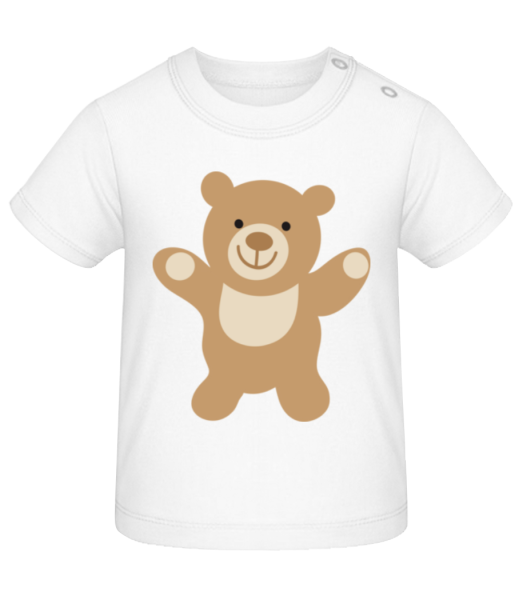 Kids Comic - Bear - Baby T-Shirt - White - Front