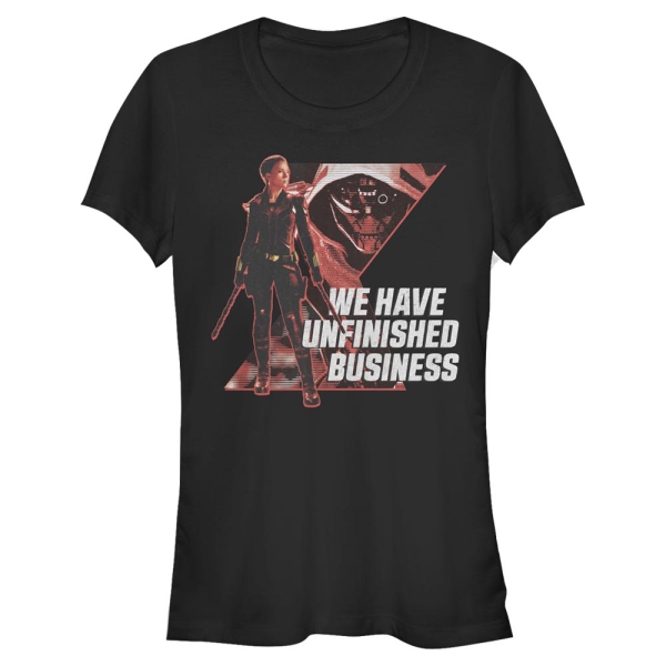 Marvel - Black Widow - Black Widow Unfinished Business - Women's T-Shirt - Black - Front