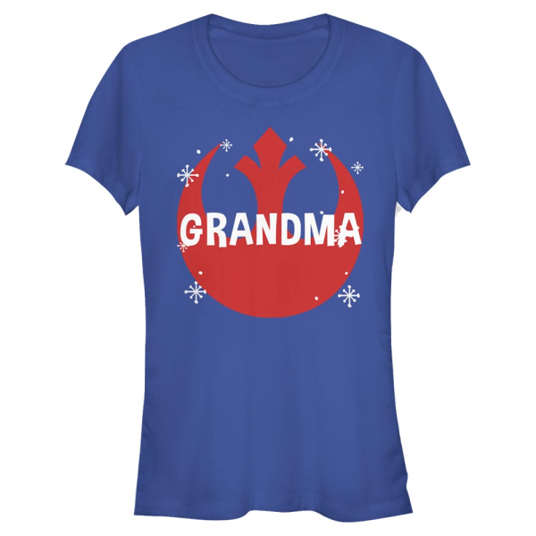 Star Wars - Rebel Overlay Grandma - Christmas - Women's T-Shirt - Royal blue - Front