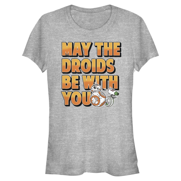 Star Wars - The Rise of Skywalker - D-O & BB-8 Droids Be With You - May The 4th - Women's T-Shirt - Heather grey - Front