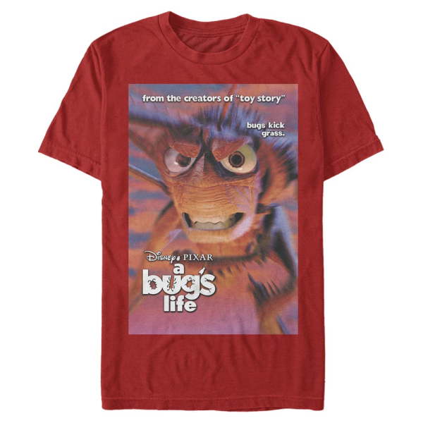 Pixar - A Bug's Life - Hopper Poster - Men's T-Shirt - Red - Front