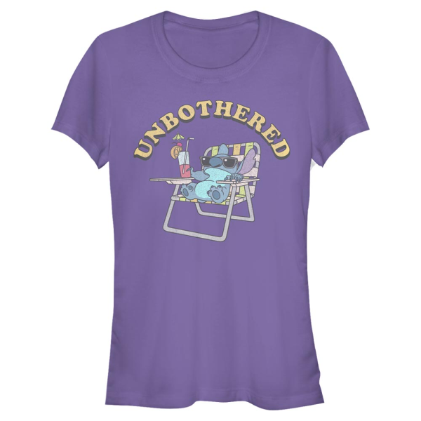 Disney Classics - Lilo & Stitch - Stitch Unbothered - Women's T-Shirt - Purple - Front