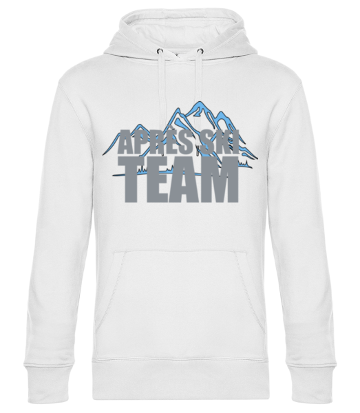 Team Après Ski - Unisex Premium Hoodie - White - Front