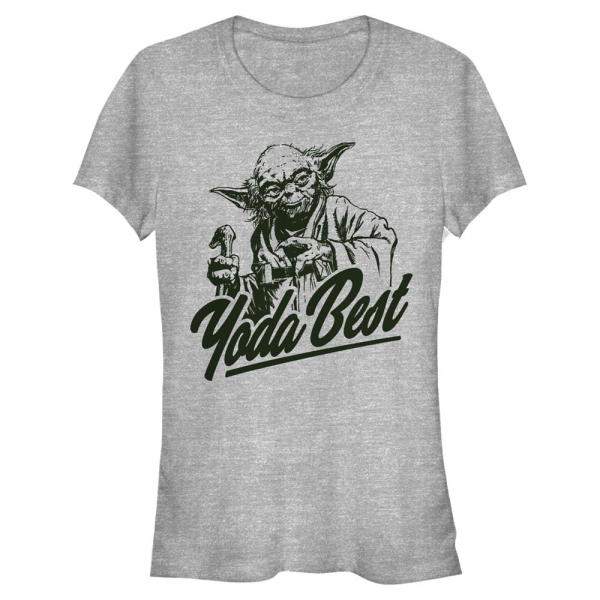 Star Wars - Yoda Best - Women's T-Shirt - Heather grey - Front