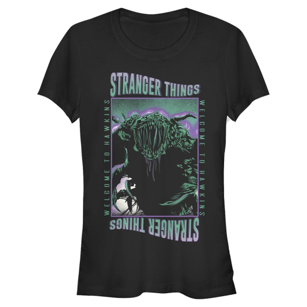 Netflix - Stranger Things - Demogorgon Monster Thing - Women's T-Shirt - Black - Front