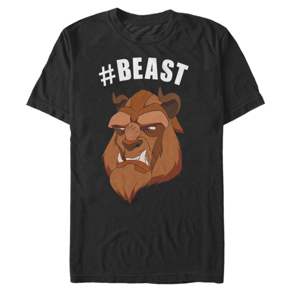 Disney - Beauty & the Beast - Zvíře - Men's T-Shirt - Black - Front