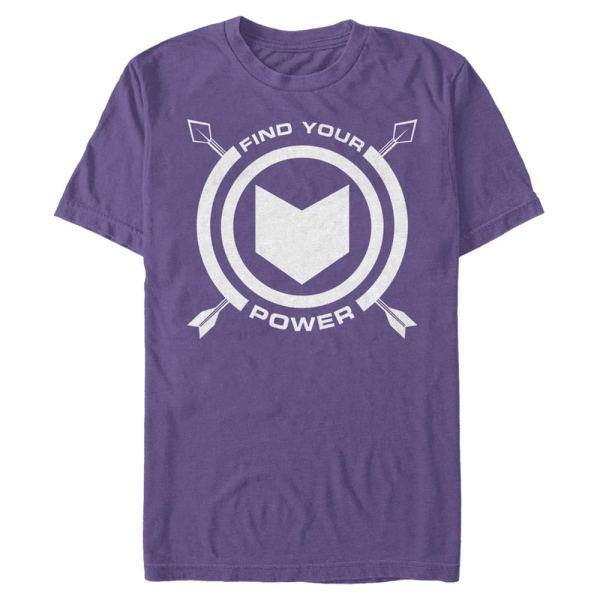 Marvel - Avengers - Hawkeye Power of - Men's T-Shirt - Purple - Front