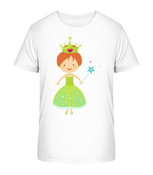 Princess Kids - Kid's Bio T-Shirt Stanley Stella - White - Front