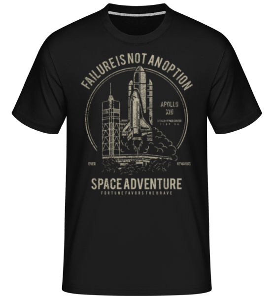 Space Adventure -  Shirtinator Men's T-Shirt - Black - Front