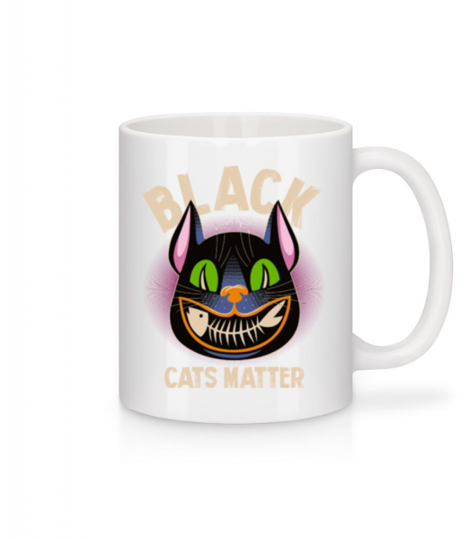 Black Cats Matter - Mug - White - Front
