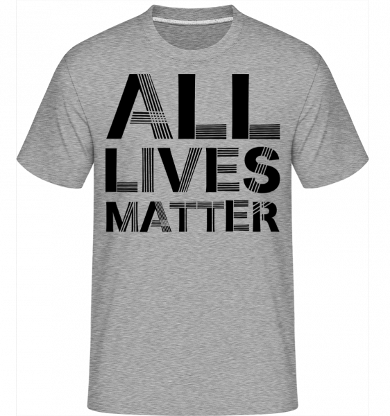 All Lives Matter -  Shirtinator Men's T-Shirt - Heather grey - Vorn